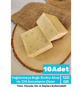 Lüks %100 Doğal Güzel Kokulu El Yüz Saç Vücut Cilt Orijinal Bitkisel Sidr Sabunu 120G - 10 Adet