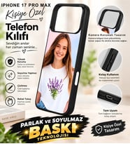 İphone 17 Pro Max uyumlu Kişiye Özel Fotoğraf Baskılı Telefon Kılıfı