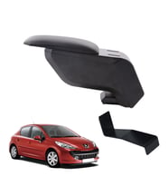 Peugeot 207 2013 Delmesiz Çelik Ayaklı Siyah Kolçak Kol Dayama