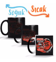 Chewbacca Chews Sihirli Kupa Bardak Porselen