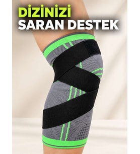 Ayarlanabilir Diz Desteği Çapraz Bantlı Spor Koşu Fitness Dizliği
