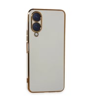 Vivo Y17s Kılıf Volet Silikon - Beyaz