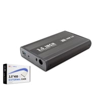 3.5 Inç Sata Hdd Harici Disk Kutusu Usb 3.0 - Siyah HDX1756