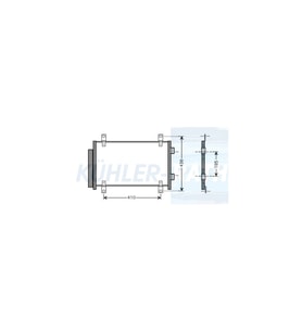 Fiat Ducato Peugeot Boxer Delphi Klima Radyatörü FR 1347842080:6455EC Delphi