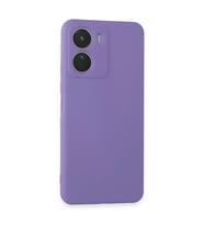 Vivo Y16 Kılıf First Silikon - Lila