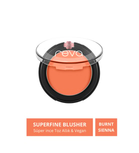 Superfine Blusher Burnt Sienna - Süper ince Toz Allık 7,5 gr - No: 702 - Vegan & Temiz İçerik