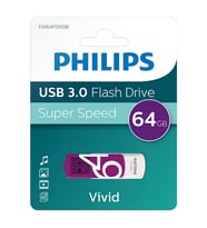 Philips Vivid FM64FD00B/00 64GB USB 3.0 Flash Bellek