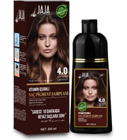Jaja Saç Pigment Şampuanı (Beyazlar Için Şampuan Boya) No:4 Açık Kahve 300 ml