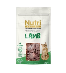 Nutri Feline Tahılsız Kuzulu Catnipli Kedi Ödülü 50 Gr