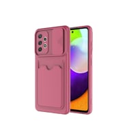 Samsung Galaxy A72 Uyumlu Kılıf Zore Kartix Kapak (Koyu Mor)