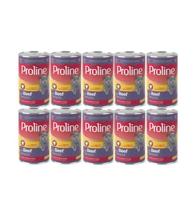 Proline Dana Etli Yetişkin Kedi Konservesi 400 Gr*10 Adet (Kahverengi)