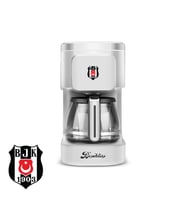 Karaca x Beşiktaş Lisanslı Just Coffee Aroma 2 in 1 Filtre Kahve ve Çay Demleme Makinesi