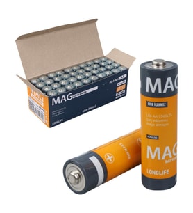 Mag Batteries MG-26173 Alkalin AA 40'Lı Paket Kalem Pil (AA,LR6, AM-3)