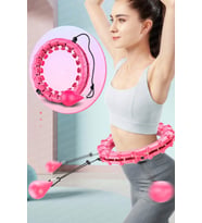 Akıllı Hula Hoop Çemberi 24 Parçalı 360 Derece Ayarlanabilen Zayıflama Egzersiz Spor Halkası Hulahop