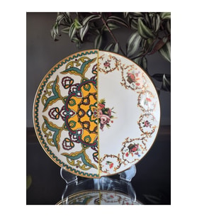 KONYAX 2 KİŞİLİK PASTA TABAĞI SET VERDE
