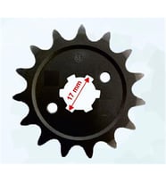 BAJAJ DİSCOVER ÖN DİŞLİ 428-15T İÇ 17 mm 6 TIRNAKLI 2 DELİKLİ