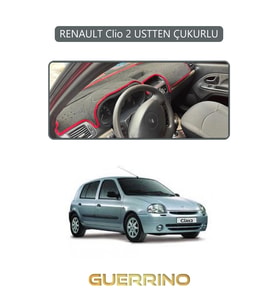 RENAULT Clio 2 USTTEN ÇUKURLUTORPİDO KORUMA HALISI GRİ KENAR