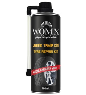 2 adet Lastik Tamir Kiti 400 ml - Acil Durum Patlak Lastik Şişirici ve Onarıcı Sprey