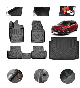 Peugeot 308 2022 Model 4D Bagaj Paspas Set
