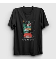 Presmono Unisex Siyah Hediyeler Yılbaşı T-Shirt 269533tt