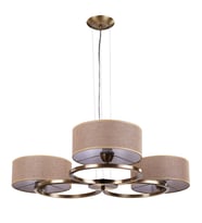 Avize Çarşısı, Natali 3 Lü Avize, Eskitme, Sarkıt, Modern (Metal)