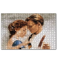 Cakapuzzle Titanic Rose ve Jack Dans Ediyor  Puzzle Yapboz MDF (Ahşap) (120 Parça)