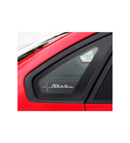 Focus Yan Cam Sticker Oto Kapı 20 Cm X 7 Cm Hologram c38