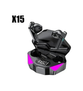 X15 Tws Oyun Kulakiçi Kablosuz Bluetooth Mikrofonlu Kulaklık Bas Ses Siyah