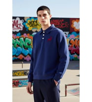 Erkek Polo Yaka Standart Kol Oversize Kalıp Sweatshirt Fonksiyonel Dayanıklı Kaliteli Spor