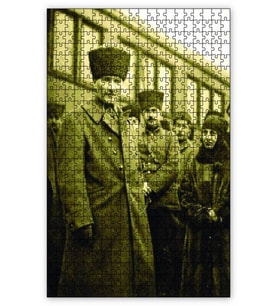 Cakapuzzle Atatürk Halide Edip Adıvar Puzzle Yapboz MDF (Ahşap) (120 Parça)