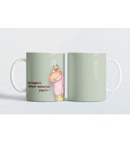 Çok başarılı dinliyor numarası yapılır!  Hediye Kupa Love Bug-T