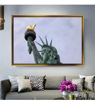 Altın Çerçeveli dekoratif tablo a523 (Gold)