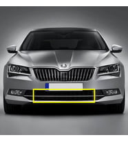 Skoda Superb 3 2015-2019 Ön Tampon Orta Izgara Krom Çıtalı 3V0853677