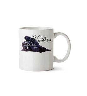 Kylo and Darth Star Wars İki Tarafı Baskılı Kupa Bardak