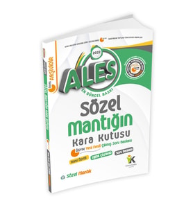 ALES Sözel Mantığın Kara Kutusu Konu Özetli Dijital Çözümlü Soru Bankası