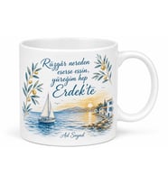 Erdek Tatilci Ruhu Ege Hatırası Balıkesir Kupa Bardak Hediye