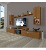 Decoraktiv Flex 5DA130 Mdf Tv Ünitesi Tv Sehpası - Naturel Ceviz