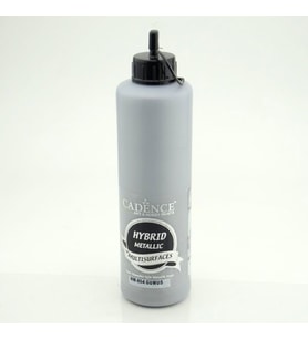 Cadence Hybrid Multisurface Metalik Boya 500 ml. HM-804 GÜMÜŞ 