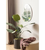 Fawdecor Armut Model Dekoratif Duvar Aynası, Modern Eşsiz Ayna, Tam Boy Ayna, Modern Ev Aynası 55 x 75 Cm