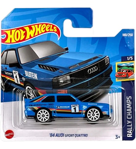 Hot Wheels '84 Audi Sport Quattro - Mavi (1/64) HCX60