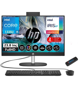 Hp Proone 240 G10 Intel Core I5 1335U 32GB Ram 512GB SSD 23.8 Fhd IPS WINDOWS11PRO All In One Bilgisayar 88T2W5ESW30+ZETTAUSBBELLEK