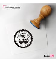 Kişiye Özel Kitap Damgası Kitap Mührü Kaşe Kitap Mühür Özel Damga 194