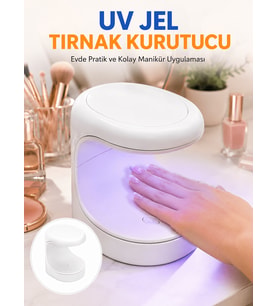 Kalıcı Oje Kurutucu Mini UV Işınlı Taşınabilir Hızlı ve Pratik Oje Kurutucu Yeni Nesil