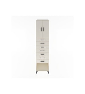 Hyperion Dolap 2 Raflı 7 Çekmeceli 2 Kapaklı 60x44x243 Aytaşı-Aytaşı