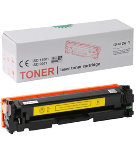 HP Uyumlu CF412A (410A) & CANON Uyumlu CRG-046Y Toner SARI
