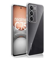 Realme C75 Kılıf Lüx Şeffaf Silikon