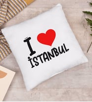 BK Gift I Love Şehir Serisi Yastık - Model 1