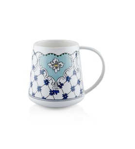 The Mia Amore Blue Porselen Kupa KPA0259 340 cc (Çok Renkli)