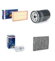 Bosch Filtre Bakım Seti Audi A3 1.6 1.8 1.8 T Benzinli 1997-1998 Hava + Yağ F + Yakıt F. + Polen Sardes