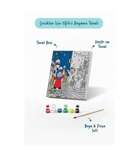 Ramazan Neşesi Şövalesiz Boya Seti 20x20